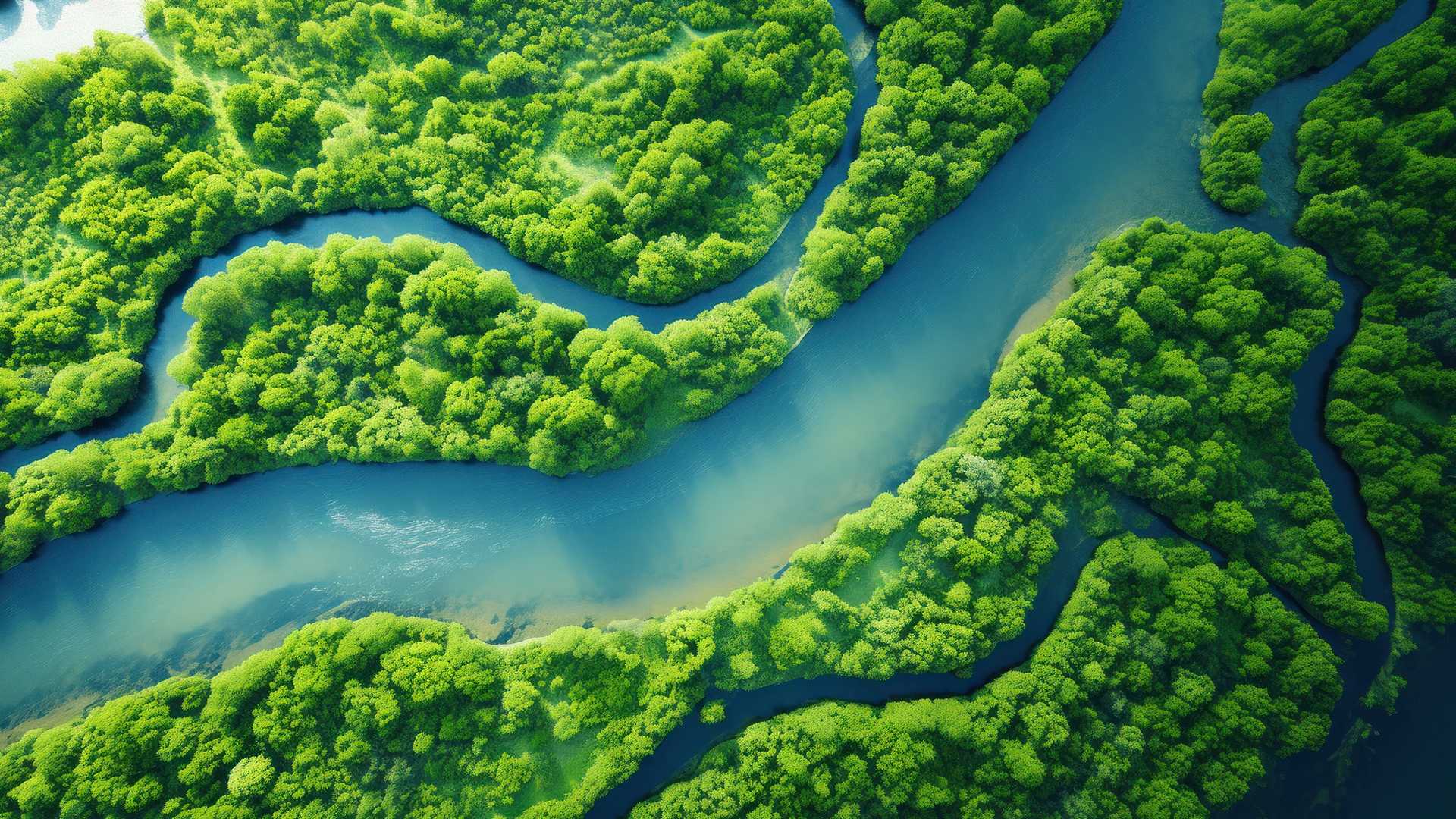 Vue aérienne rivière et forêt_horizontal