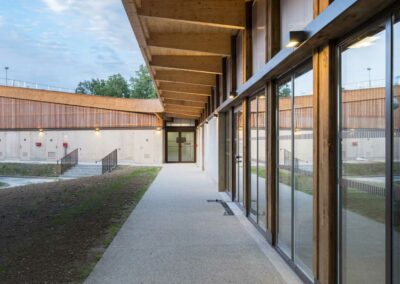 Espace sportif_Sainte-Eulalie_02© BLAMM ARCHITECTURE - Arthur PEQUIN